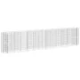 Arriate de gaviones de hierro galvanizado 470x50x100 cm de vidaXL, Maceteros y jardineras - Ref: Foro24-152037, Precio: 153,15 €