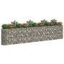 Arriate de gaviones de hierro galvanizado 470x50x100 cm de vidaXL, Maceteros y jardineras - Ref: Foro24-152037, Precio: 153,15 €