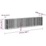 Arriate de gaviones de hierro galvanizado 470x50x100 cm de vidaXL, Maceteros y jardineras - Ref: Foro24-152037, Precio: 153,15 €