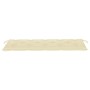 3-Sitzer-Gartenbank aus grauem Eukalyptusholz und 150 cm Kissen von vidaXL, Gartenbänke - Ref: Foro24-3061067, Preis: 222,28 ...