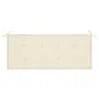 Banco de jardín 2 plazas madera eucalipto gris y cojín 120 cm de vidaXL, Bancos de jardín - Ref: Foro24-3061025, Precio: 184,...