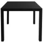 5-teiliges Garten-Esszimmerset schwarz von vidaXL, Gartensets - Ref: Foro24-3060059, Preis: 402,11 €, Rabatt: %