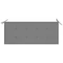 3-seater garden bench in gray eucalyptus wood and 150 cm cushion by vidaXL, garden benches - Ref: Foro24-3061051, Price: 229,...