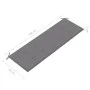3-seater garden bench in gray eucalyptus wood and 150 cm cushion by vidaXL, garden benches - Ref: Foro24-3061051, Price: 229,...