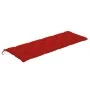 3-Sitzer-Gartenbank aus grauem Eukalyptusholz und 150 cm Kissen von vidaXL, Gartenbänke - Ref: Foro24-3061071, Preis: 218,26 ...