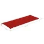 3-Sitzer-Gartenbank aus grauem Eukalyptusholz und 150 cm Kissen von vidaXL, Gartenbänke - Ref: Foro24-3061071, Preis: 218,26 ...