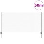 Reja con postes Gris 1.2 x 50 m Acero