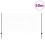 Reja con postes Gris 1.2 x 50 m Acero