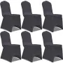 Elastischer Stuhlbezug 6 Einheiten anthrazitgrau von vidaXL, Abdeckungen - Ref: Foro24-131412, Preis: 20,72 €, Rabatt: %
