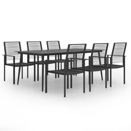 Juego de comedor de jardín 7 piezas de vidaXL, Conjuntos de jardín - Ref: Foro24-3060259, Precio: 468,31 €, Descuento: %
