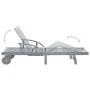Tumbona de jardín con cojín madera maciza de acacia de vidaXL, Tumbonas - Ref: Foro24-3061333, Precio: 206,81 €, Descuento: %