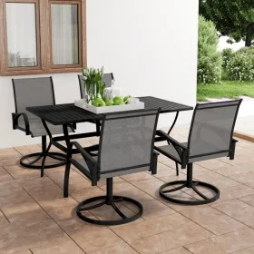 Gartenset 5-teilig aus Textilene und Stahl von vidaXL, Gartensets - Ref: Foro24-3060283, Preis: 550,16 €, Rabatt: %