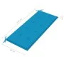 2-Sitzer-Gartenbank aus grauem Eukalyptusholz und 120 cm Kissen von vidaXL, Gartenbänke - Ref: Foro24-3061027, Preis: 183,79 ...