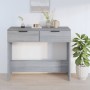 Sonoma gray plywood console table 90x36x75 cm by vidaXL, Side tables - Ref: Foro24-817073, Price: 53,99 €, Discount: %