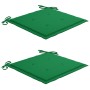 Gartenstühle und Tisch mit Kissen aus massivem Akazienholz von vidaXL, Gartensets - Ref: Foro24-3061280, Preis: 148,60 €, Rab...