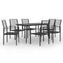Juego de comedor de jardín 7 piezas de vidaXL, Conjuntos de jardín - Ref: Foro24-3060258, Precio: 435,50 €, Descuento: %
