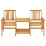 Garden chairs and small table with solid acacia wood cushions. by vidaXL, Garden sets - Ref: Foro24-3061281, Price: 171,55 €,...