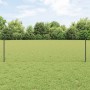 Reja con postes Gris 0.6 x 100 m Acero