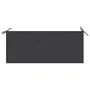 Garden bench 2 seats made of gray eucalyptus wood and cushion 120 cm by vidaXL, garden benches - Ref: Foro24-3061023, Price: ...