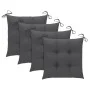Sillas de comedor jardín con cojines 3 uds madera maciza acacia de vidaXL, Sillas de jardín - Ref: Foro24-3060826, Precio: 24...