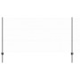 Reja con postes Gris 1.2 x 100 m Acero