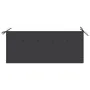 3-seater garden bench in gray eucalyptus wood and 150 cm cushion by vidaXL, garden benches - Ref: Foro24-3061050, Price: 225,...
