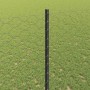 Reja con postes Gris 1.4 x 100 m Acero