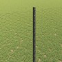 Reja con postes Gris 1.6 x 100 m Acero