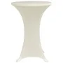 Elastische Tischdecke für hohe Tische, 4 Stück, Farbe Creme, Ø60 cm. von vidaXL, Abdeckungen - Ref: Foro24-279074, Preis: 39,...
