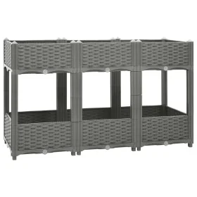 Blumenbeet aus Polypropylen 120x40x71 cm von vidaXL, Töpfe und Pflanzgefäße - Ref: Foro24-153299, Preis: 83,18 €, Rabatt: %