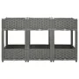 Blumenbeet aus Polypropylen 120x40x71 cm von vidaXL, Töpfe und Pflanzgefäße - Ref: Foro24-153299, Preis: 83,18 €, Rabatt: %