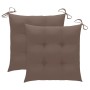 Gartenstühle und Tisch mit Kissen aus massivem Akazienholz von vidaXL, Gartensets - Ref: Foro24-3061298, Preis: 150,95 €, Rab...