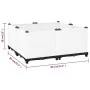 Blumenbeet aus Polypropylen 80x80x38 cm von vidaXL, Töpfe und Pflanzgefäße - Ref: Foro24-153318, Preis: 68,18 €, Rabatt: %