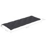 3-seater garden bench in gray eucalyptus wood and 150 cm cushion by vidaXL, garden benches - Ref: Foro24-3061065, Price: 226,...