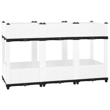 Polypropylene flower bed 120x40x71 cm by vidaXL, Pots and planters - Ref: Foro24-153314, Price: 90,80 €, Discount: %