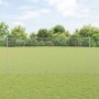 Reja con postes Plateado 1.4 x 10 m Acero