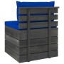 Garden furniture made of 2-piece pallets with pine wood cushions by vidaXL, Garden sets - Ref: Foro24-3061669, Price: 133,71 ...