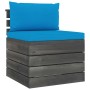 Pallet garden furniture 2 pieces with pine wood cushions by vidaXL, Garden sets - Ref: Foro24-3061663, Price: 147,00 €, Disco...