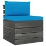 Pallet garden furniture 2 pieces with pine wood cushions by vidaXL, Garden sets - Ref: Foro24-3061663, Price: 145,14 €, Disco...