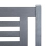 3-seater garden bench in gray eucalyptus wood and 150 cm cushion by vidaXL, garden benches - Ref: Foro24-3061076, Price: 222,...