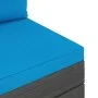 Pallet garden furniture 2 pieces with pine wood cushions by vidaXL, Garden sets - Ref: Foro24-3061663, Price: 145,14 €, Disco...