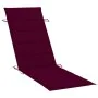 Garden lounger with table and cushion in solid acacia wood by vidaXL, Loungers - Ref: Foro24-3061596, Price: 183,79 €, Discou...