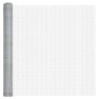 Reja con postes Plateado 1.5 x 10 m Acero