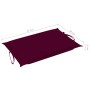 Tumbona de jardín con mesa y cojín madera maciza de acacia de vidaXL, Tumbonas - Ref: Foro24-3061596, Precio: 199,29 €, Descu...