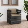 Sillón de jardín con cojines madera de pino de vidaXL, Sofás modulares de exterior - Ref: Foro24-3061722, Precio: 94,95 €, De...