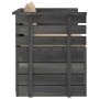 Garden armchair with pine wood cushions by vidaXL, Modular outdoor sofas - Ref: Foro24-3061722, Price: 96,17 €, Discount: %