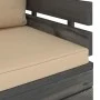 Sillón de jardín con cojines madera de pino de vidaXL, Sofás modulares de exterior - Ref: Foro24-3061722, Precio: 94,95 €, De...