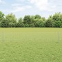 Reja con postes Plateado 0.4 x 25 m Acero
