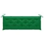 3-Sitzer-Gartenbank aus grauem Eukalyptusholz und 150 cm Kissen von vidaXL, Gartenbänke - Ref: Foro24-3061070, Preis: 222,30 ...