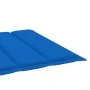 Lounger with cushion solid acacia wood and galvanized steel by vidaXL, Loungers - Ref: Foro24-3061552, Price: 270,44 €, Disco...